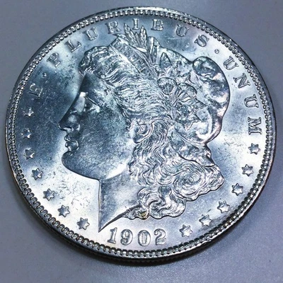 1902 Morgan Silver Dollar Beautiful Uncirculated Coin Rare Date - Image 1 of 2