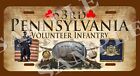 53rd Pennsylvania Infantry American Civil War Themed vehicle license plate