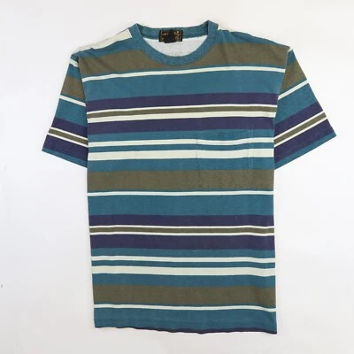 Camiseta vintage de bolsillo Eddie Bauer talla mediana a rayas Foto 1 de 4