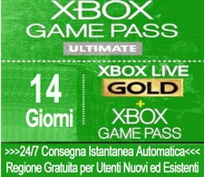 Codice di prova Xbox Live Gold + Game Pass (Ultimate) 14 giorni 2 settimane 24/7