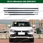 4X Chrome Window Weatherstrip Window Trim Seal Belt For Mitsubishi ASX 2009-2018