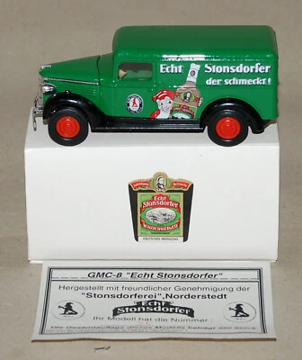 Matchbox Y-12 Models of Yesteryear Code 3 - 1937 GMC Van Echt Stonsdorfer in OVP - Bild 1 von 4