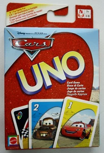DISNEY PIXAR CARS UNO CARD GAME MATTEL 2010 NEW SEALED ! - Picture 1 of 5