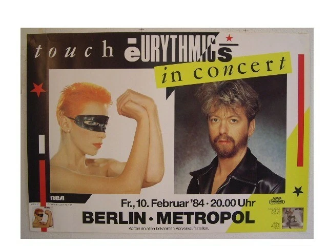Eurythmics Tour Poster Lennix And Dave Concert - Image 1 of 1