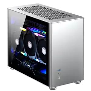6970620550305 Jonsbo A4 Mini-ITX Case, Tempered Glass - silver Jonsbo - Picture 1 of 1