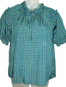 Camicetta donna MELLODAY carriera geometrica nuova con etichetta 1X 18/20 - Foto 1 di 1