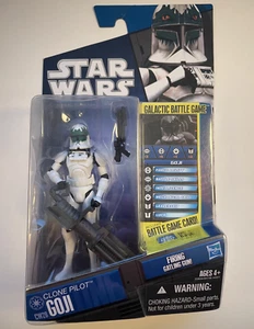 Star Wars Figure Clone Trooper Pilot Goji CW28 The Clone Wars Collection - Picture 1 of 10