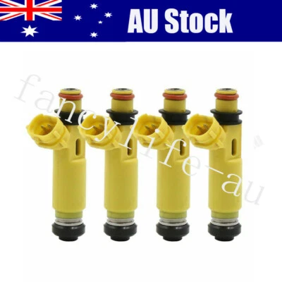 4 inyectores de combustible nuevos para motor Mazda RX-8 2004-2008 1,3 L 195500-4450 Foto 1 de 4