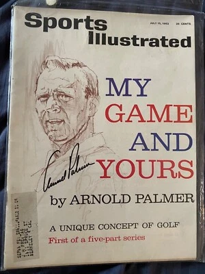 ARNOLD PALMER autographed 1963 Sports Illustrated “My Game and Yours” JSA  - Image 1 of 3