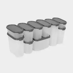 10PCS Airtight Food Storage Containers Kitchen Dry Food Pantry Organization Set. - Picture 1 of 10