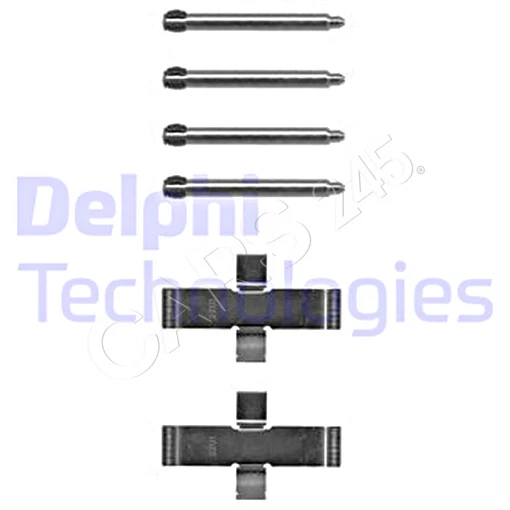 Kit de accesorios de pastillas de freno de disco DELPHI para MERCEDES 190 W124 W201 82-93 0004213091 Foto 1 de 1