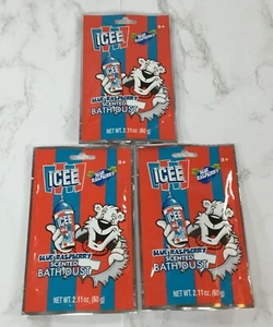 ICEE Blue Raspberry Scented Bath Dust Bubble Bath, 3 Pack, 2.11 oz Each - Picture 1 of 5