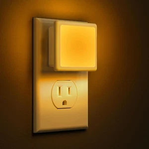 Night Lights Plug into Wall 2-Pack, 0.3W Plug in Night Light, Dusk to Dawn, 2000 - Picture 1 of 12