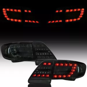 For 2011 2012 2013 Toyota Corolla LED Rear Brake Signal Tail Light Assembly Pair - Picture 1 of 10