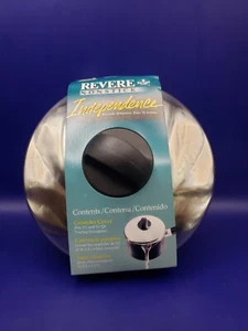 Cubierta de colador de independencia antiadherente Revere Ware acero inoxidable 2,5 3,5 cuartos de galón - Imagen 1 de 4
