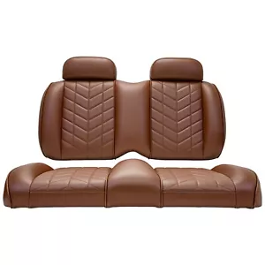 EZGO Golf Cart TXT RXV | MadJax Aviator Seat Cushions Coffee - Foto 1 di 12