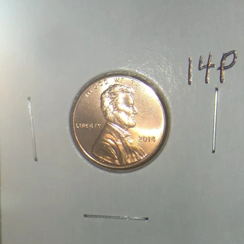 2014 P Lincoln Shield Cent Gem BU Cover