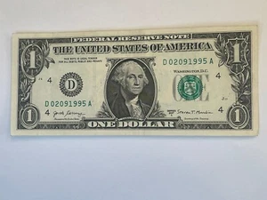 $1 Birthday Anniversary Fancy Number February 9, 1995 02/09/1995 09/02/1995 - Picture 1 of 4