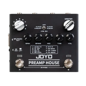 JOYO R series R-15 Preamp House 9 Guitar Amp Sims Dual Channel - Picture 1 of 5
