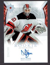 2021-22 Upper Deck Ultimate Collection Nico Daws Rookie Autograph Auto 224/299