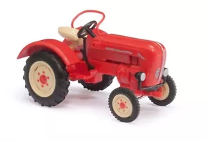 Busch 50000 - 1/87 Trattore Porsche Junior K - Rosso - Nuovo - Foto 1 di 1