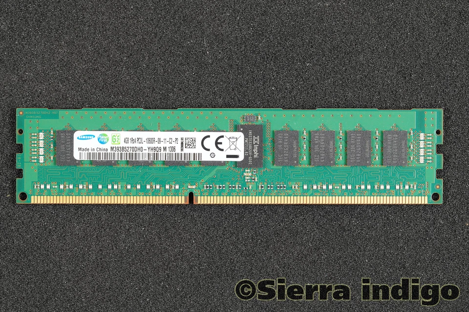 Samsung M393B5270DH0-YH9Q9 PC3L-10600R-09-11-C2-P2 4GB memory RAM - Photo 1/1