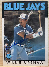 Willie Upshaw autographed Baseball Card (Toronto Blue Jays) 1986 Topps #745