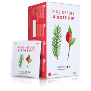 Aguja de pino Nutra y rosa mosqueta té de hierbas naturales 20 bolsas de té - salud inmune - Imagen 1 de 5