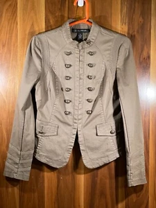 INC International Concepts Military Jacket Women's PS Brown (sm fade spot) - Picture 1 of 24