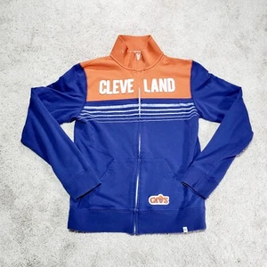 Cleveland Cavaliers Trainingsjacke Herren XL Blau Orange 47 Marke Full Zip Retro NBA - Bild 1 von 9