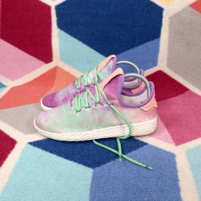 Men's adidas Tennis Hu Pharrell Holi Tie Dye Size 5.5 - Image 1 of 4