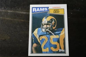 TARJETA AUTOGRAFIADA JERRY GRAY LA RAMS - Imagen 1 de 1