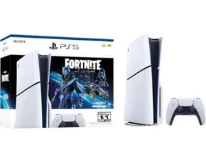 BRANDNEU! Sony PS5 Playstation 5 Disc Konsole 1TB Fortnite Cobalt Star Bundle - Bild 1 von 2