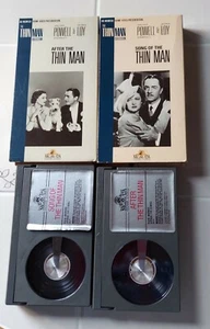 Beta Betamax Thin Man 2 Tape Set After & Song of The Thin Man Not VHS - Picture 1 of 3
