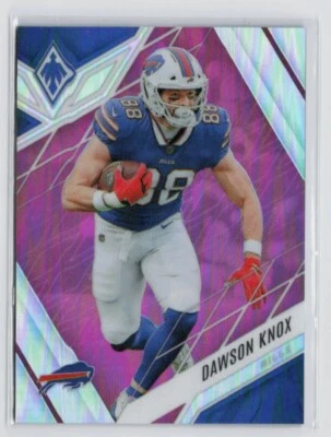2022 Panini Phoenix - Red #3 Dawson Knox /125 Buffalo Bills - Image 1 of 3