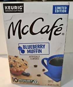 MCCAFE BLUEBERRY MUFFIN COFFEE-KEURIG EDIZIONE LIMITATA 10 K-CUPS - Foto 1 di 1