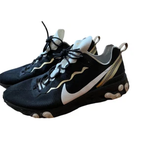 Size 12 - Nike React Element 55 SE Black Metallic Gold 2019 - Picture 1 of 7