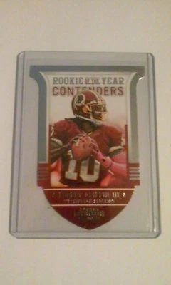 2012 Robert Griffin III  Panini ''  Rookie Of The Year Contenders " Redskins  - Image 1 of 2