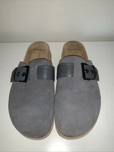 FRANKIE4 MARGOT suede SLIDES/mules 10 - Picture 1 of 5