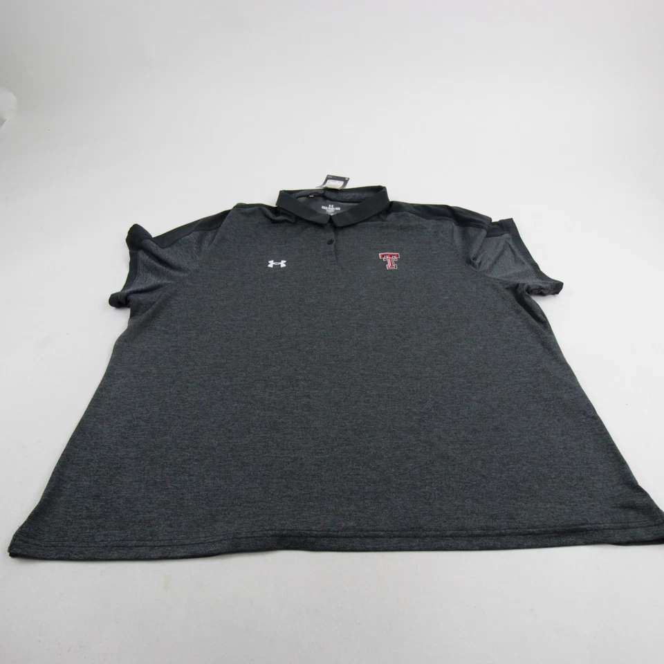 Texas Tech Red Raiders Under Armour Polo Women's Dark Gray New - Image 1 of 1
