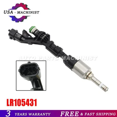 1x New Fuel Injector For Land Rover Discovery LR4 Range Rover Sport Velar USA Foto 1 de 4
