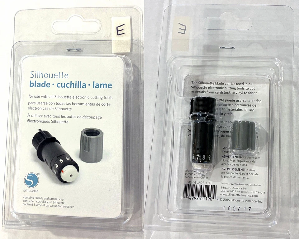 Lâmina de silhueta (1) -- marca -- nova -- fechada -- para máquinas Silhouette - Imagem 1 de 1