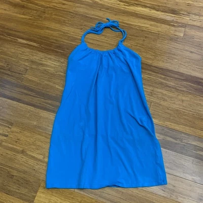 Victoria's Secret Sujetador Prendas para el torso Azul Halter Mini Vestido Cubrir Mujer Mediano Y2K Foto 1 de 4