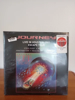 SEALED 2 LP RED,WHITE VINYL/Journey Live In Houston 1981 Escape Tour/2022 TARGET - Image 1 of 4