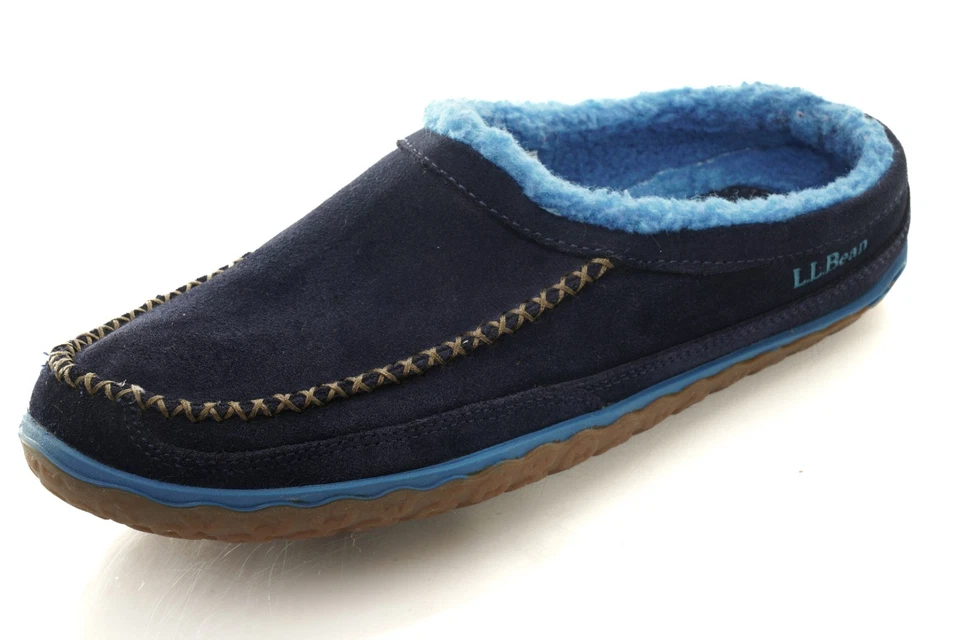 Zapatillas de invierno LL Bean Mountain mocasín rasguño para hombre talla 8 zapatos medianos Foto 1 de 4