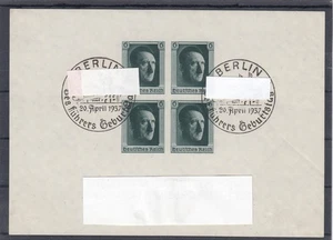 Dt.Reich 1937 Mi. Nr.647 Block 8 gestempelt - Bild 1 von 1