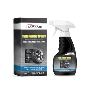 Car Tire Gloss Polish Spray Coating Protection Oil Glaze Refurbished Tire 120ml - Picture 1 of 6