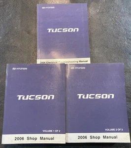 2006 Hyundai Tucson Shop Service Repair Manual Set 3 Books Electrical - Foto 1 di 6