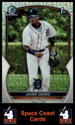2023 Bowman #BCP-4 Javier Osorio Chrome Prospects Mojo Refractors - Image 1 of 2