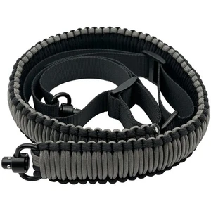 Paracord Rifle Sling with QD Swivels, Adjusting Braided Non-Slip 2 Point QD S... - Picture 1 of 7
